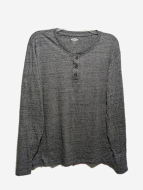 Old Navy Soft Wash Henley Long Sleeve Layering Shirt XL Outdoor Base Layer #1111